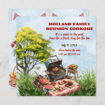 Cookout de Reunião Familiar no Parque