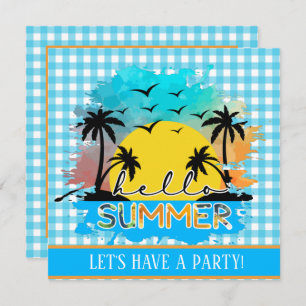 Convite cool Summer lovers party