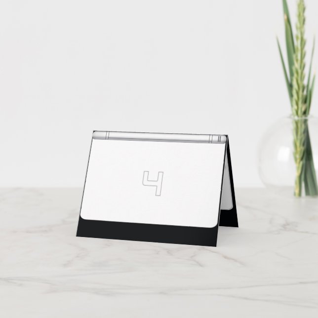 Convite Cool Video Gamer 4th Birthday Party Invitation (Frente)