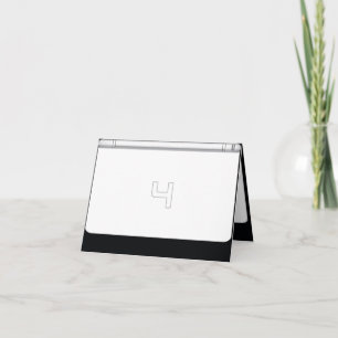 Convite Cool Video Gamer 4th Birthday Party Invitation