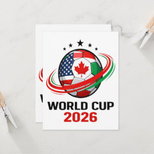 Convite Copa do Mundo 2026 Futebol de Associação 