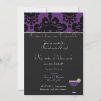 Convite cópia preta, Margarita, é hora de honrar...