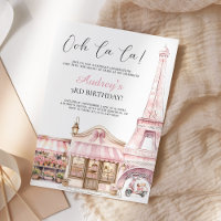 Coquete Paris Café Francês Parisiense Aniversário