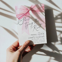 Coquete rosa Ela é Chá de panela Casando