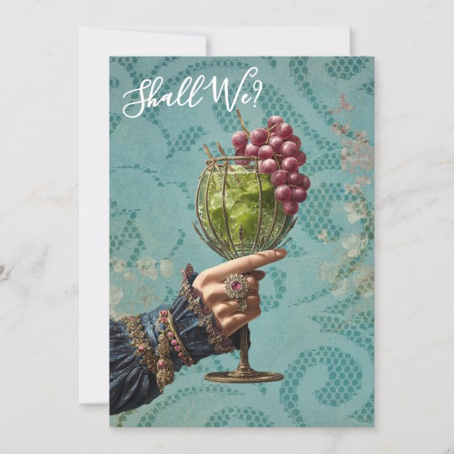 Convite *~* Coquetel A101 FOTO Ornamentado 25  DESPEDIDA D (Frente)