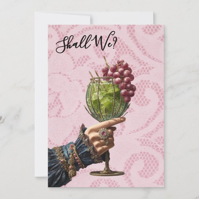 Convite *~* Coquetel A101 Ornamentado  FOTO  25   DESPEDID (Frente)