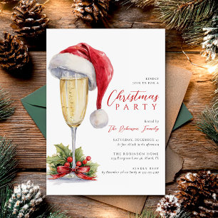 Convite Coquetel de Festa de Natal