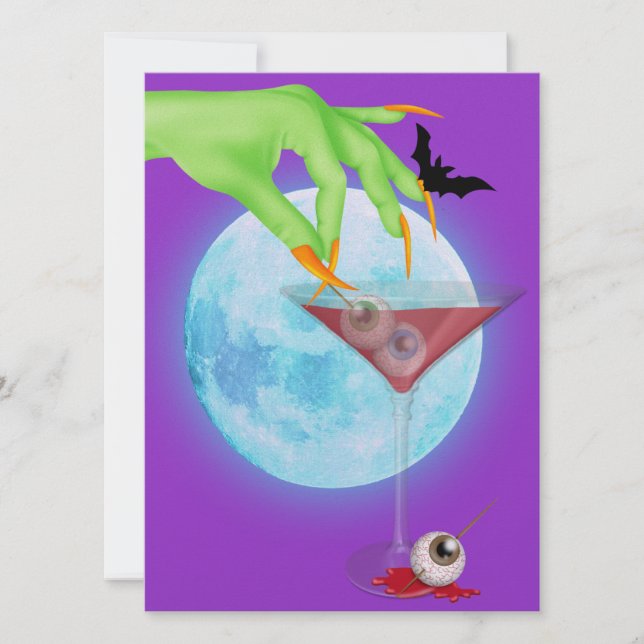 Convite Coquetel de Halloween - SRF (Frente)