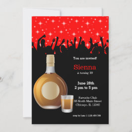 Convite Coquetel * escolha a cor do fundo