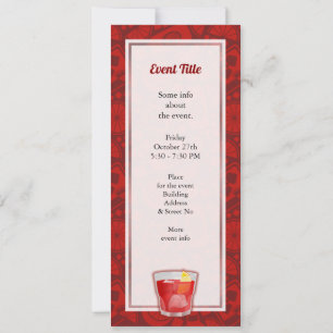 Convite Coquetel Negroni