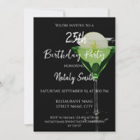 Coquetel verde de appletini com fatia de maçã