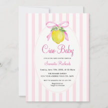 Coquette Limão Rosa Ciao Baby Shower