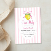 Coquette Limão Rosa Ciao Baby Shower