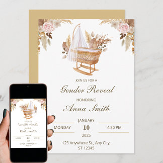 Convite Cor da Água Coca-branca Flor Sexo