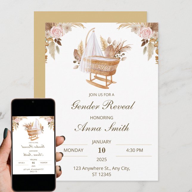 Convite Cor da Água Coca-branca Flor Sexo (Criador carregado)