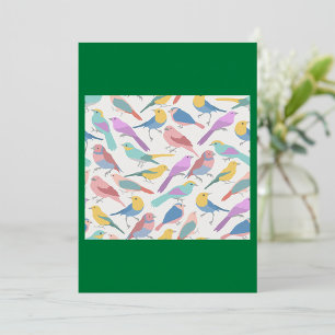 Convite Cor das aves