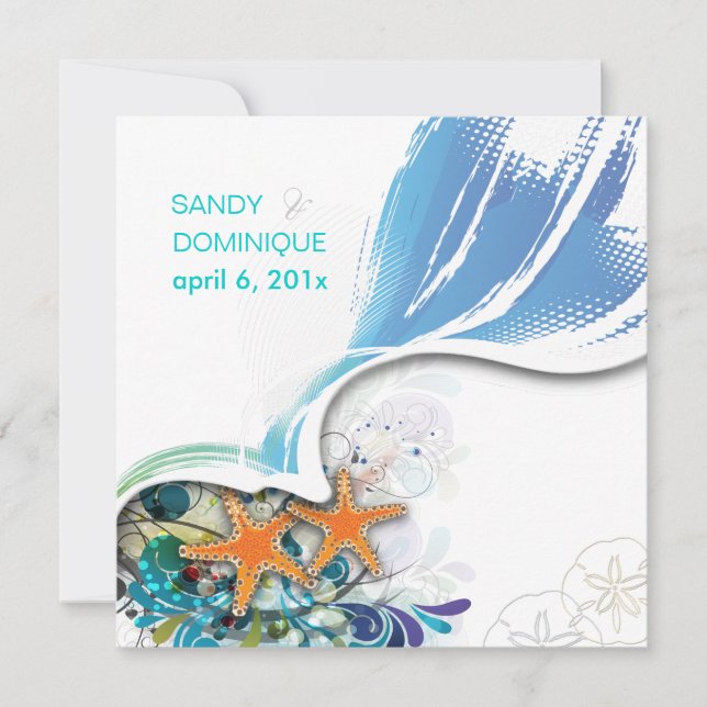 Convite Cor de fundo de praça de PixDezines (Frente)