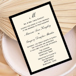Convite Cor de Limite de Separação de Casamento de Orçamen<br><div class="desc">Você está no orçamento do seu casamento? Precisa de um convite para casamento barato? Bem, barato também pode ser um convite de qualidade aqui no Zazzle. Estes convites de casamento baratos parecem e sentem-se muito mais caros do que são. O design apresenta um fundo de aparência de marfim com uma...</div>