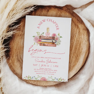 Convite Cor-de-rosa-azul Novo capítulo inicia Chá de panel