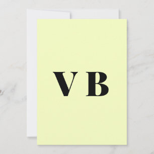 Convite cor personalizada pastel simples mínima sólida per