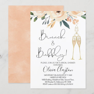 Convite Cora a refeição matinal que floral o chá de pan