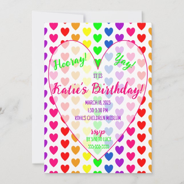 Convite Coração (Frente)