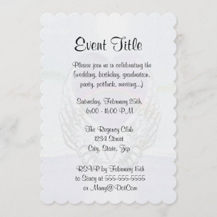 Convite Coração, Asas de Anjo & Oceano