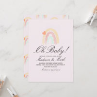 Coração de Aquarela Chuva de Cores Traço Baby Show