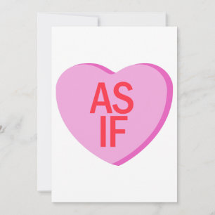 Convite Coração de Doce - COMO SE