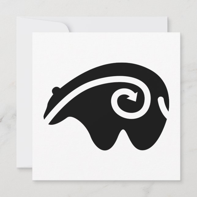 Convite coração de urso (Frente)