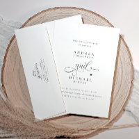 Coração Romântico Elegante Tudo em Um Casamento de