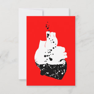 Convite coração tóxico