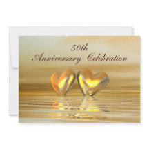 Corações de Aniversário de Ouro