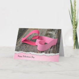 Convite Corações de papel de namorados com borda rasgada