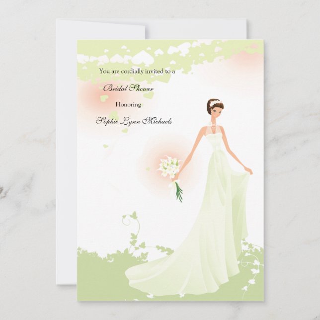 Convite Corações um chá de panela da vibração (Frente)