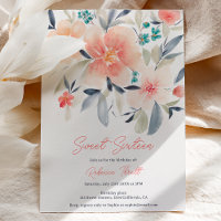 Corajoso e elegante queda floral doce 16