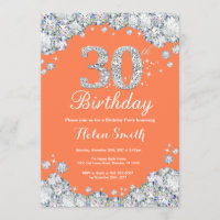 Coral do aniversário de 30 anos e diamante da