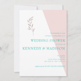 Convite Coral Geométrico