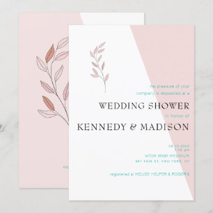 Convite Coral Geométrico Novo Valor Orçamental Epic Not