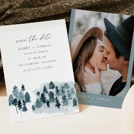 Convite Corante de Água Azul EGRET Salve a Data