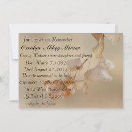 Convite Corda das folhas de ouro