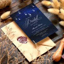 Corda Elegante Luzes Azuis Chá de panela Noturno