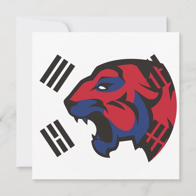 Convite Coreano do Sul - Coreano Siberiano (Frente)