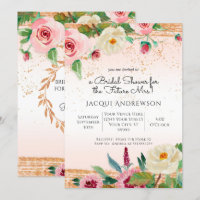 Cores Aquáticas Elegantes Blush Blush Rosa Dourado