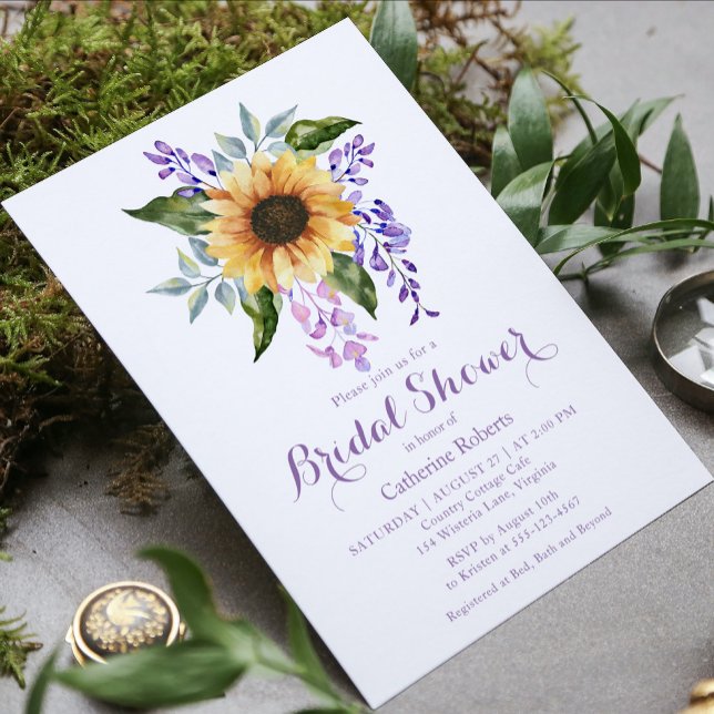 Convite Cores de água do Sol Chá de panela Floral (Criador carregado)