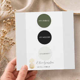 Convite Cores de Casamento Verde em Setembro
