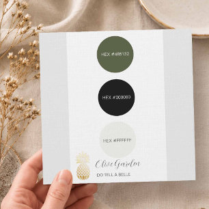 Convite Cores de Casamento Verde em Setembro