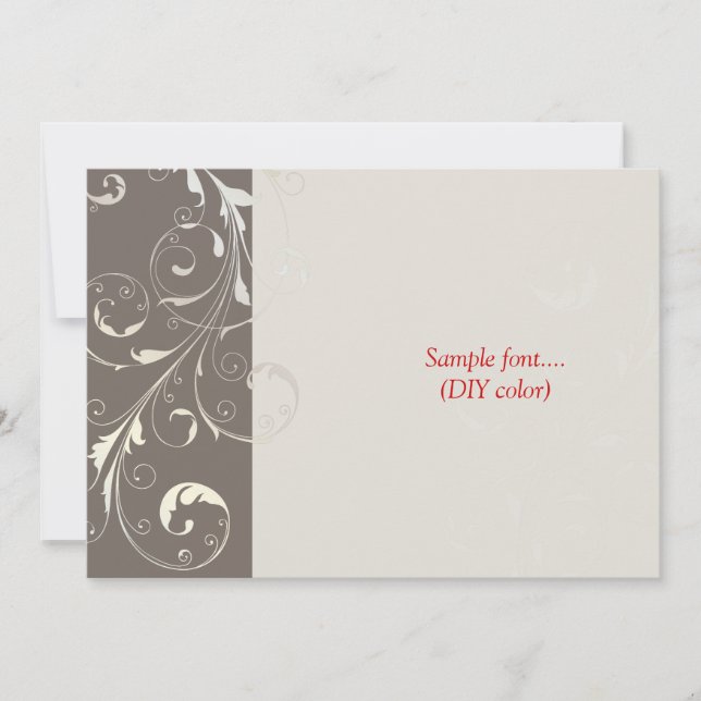 Convite Cores de filigranas PixDezines (Frente)