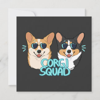 Convite Corgi Squad  The Doctor And The Queen
