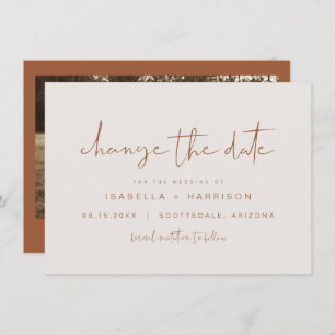 Convite CORIANDER Bohemian Terracotta Altera a Data